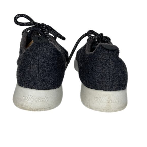 Allbirds Gray Wool Runner Sneakers - Women's Size 9 - Picture 4 of 7
